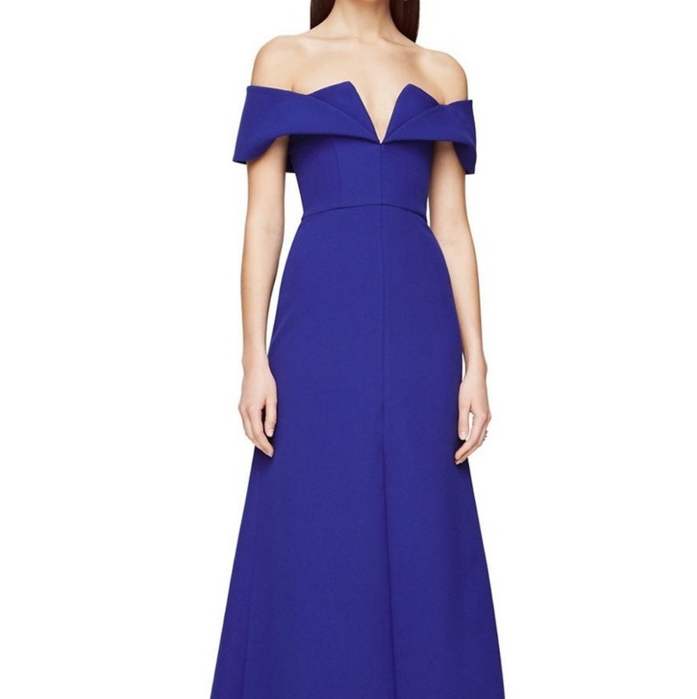 Off the shoulder gown BCBGMAXAZRIA Amalie